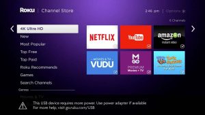 Roku USB Device Requires More Power